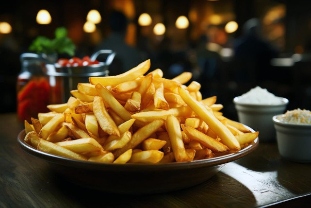plain fries